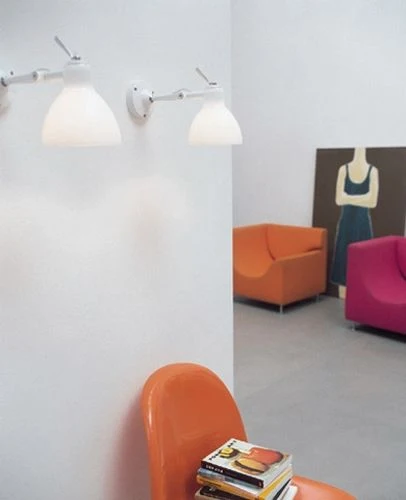 Luxy H0 væg/-loftlampe fra Rotaliana - 60W Equivalent Blank