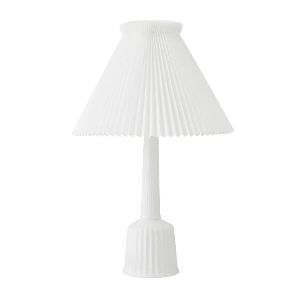 LYNGBY PORCELÆN ESBEN KLINT BORDLAMPE H: 67 CM.
