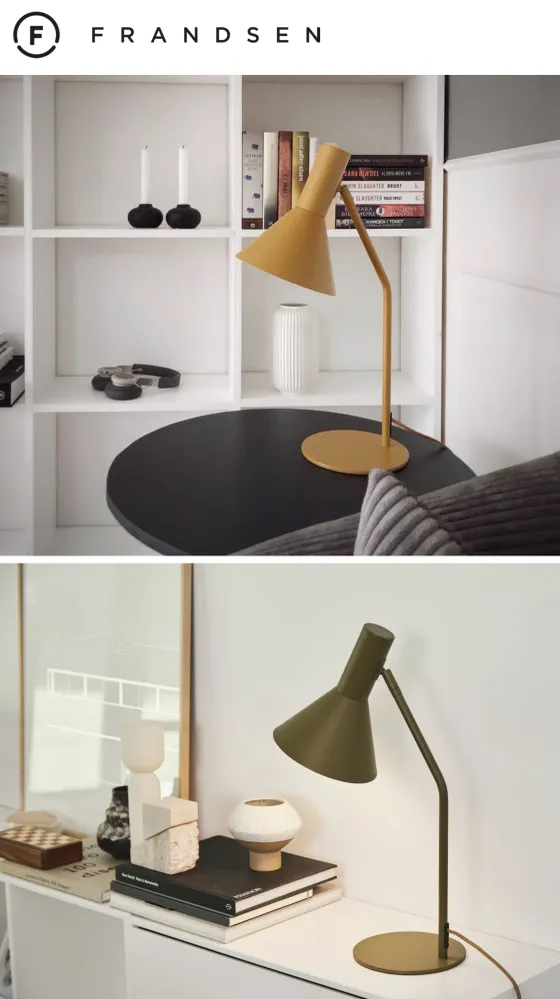 LYSS Bordlampe Ø18 Mat Mandel