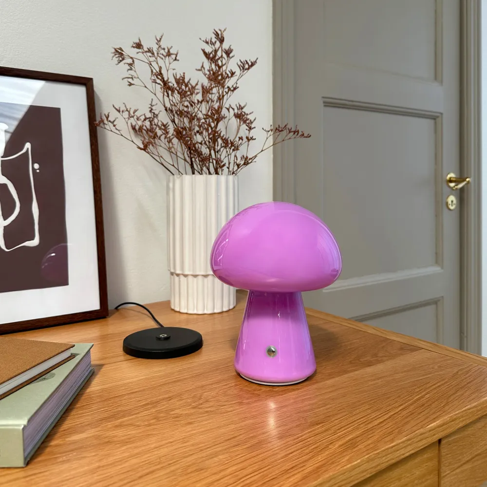 Morkel Mushroom bordlampe Dyberg-Larsen Outdoor Use Hvid