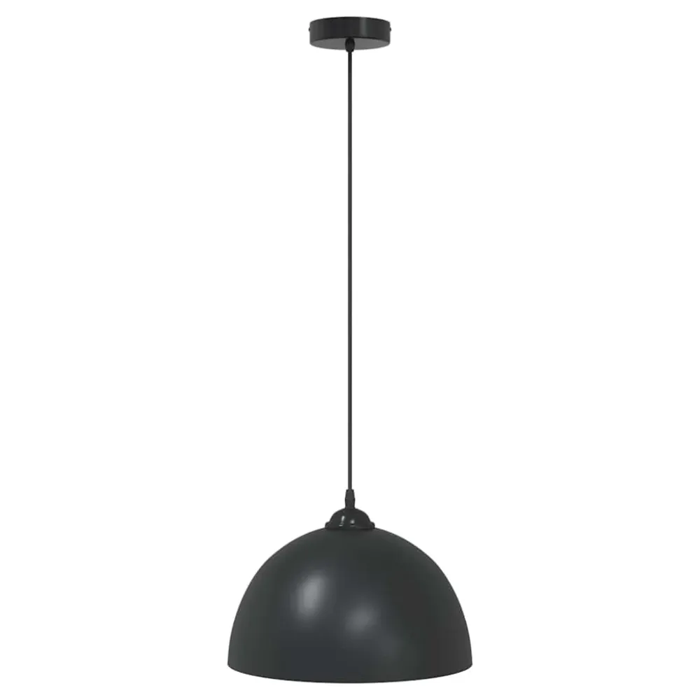 Pendellamper Højdejusterbar E27 Ø 30 Cm Metallic Hvid