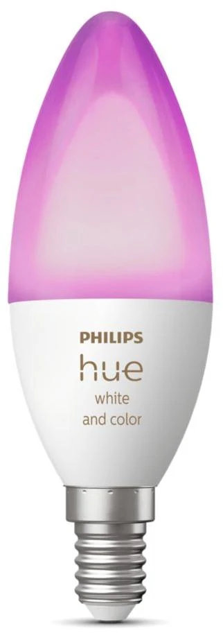 Philips Hue Color E14 – Wi-fi LED-kerte med 16 mio. farver