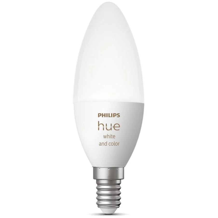 Philips Hue Color E14 – Wi-fi LED-kerte med 16 mio. farver