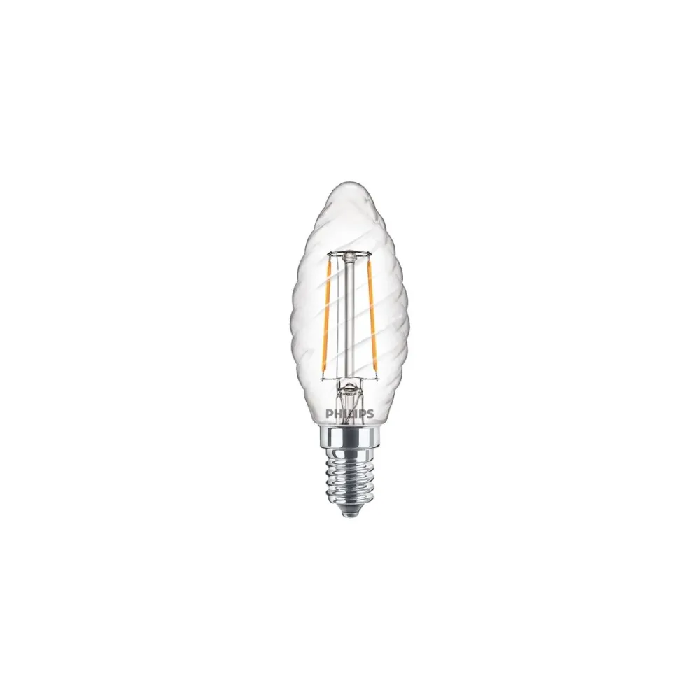 PHILIPS LEDClassic Filament 25W krystal E14, steaming hvid klar ikke dæmpbar, 1 pak