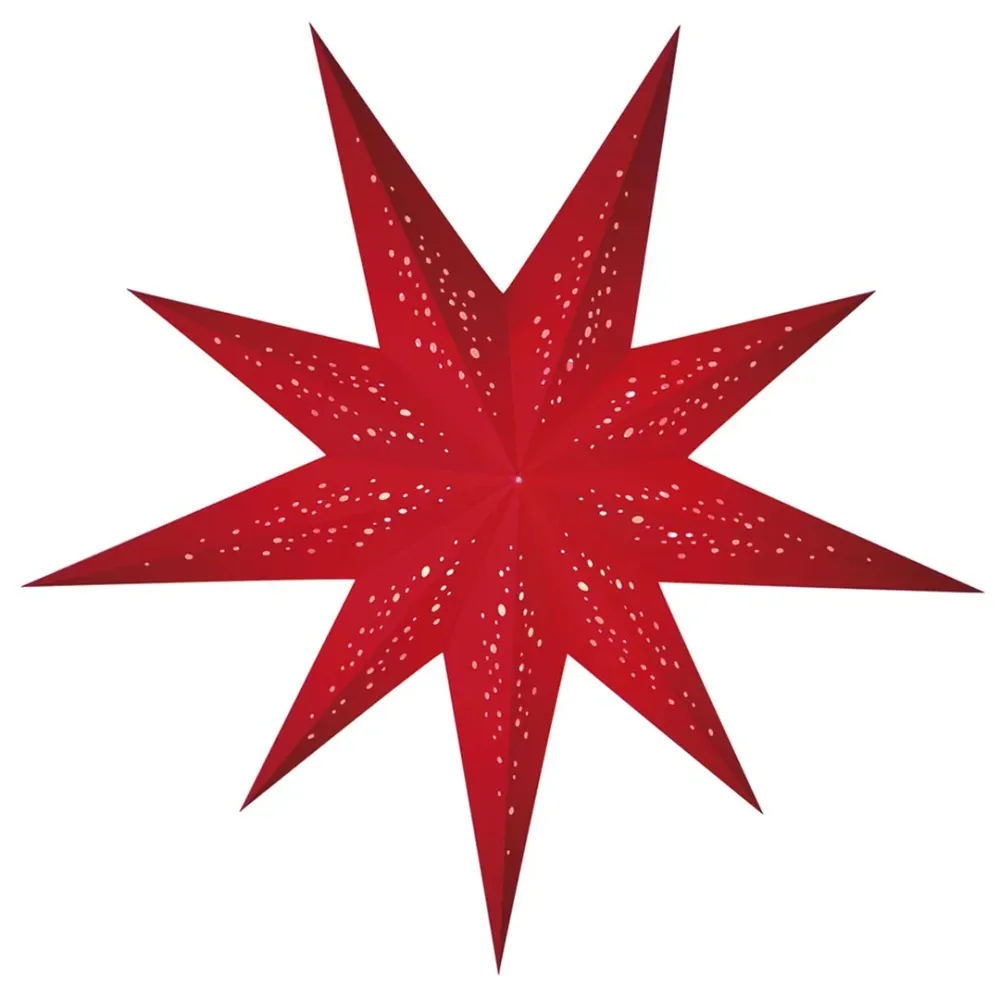 Rosso – Skillfully made stjerne lampe (Ø60 cm)