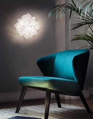 Smart Wi-Fi Veli væg/-loftlampe fra Slamp Hvid