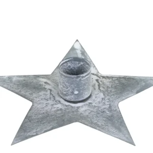 Stjerne lysestage i zink - Chic Antique