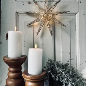 Stjerne med led vivid - 30cm
