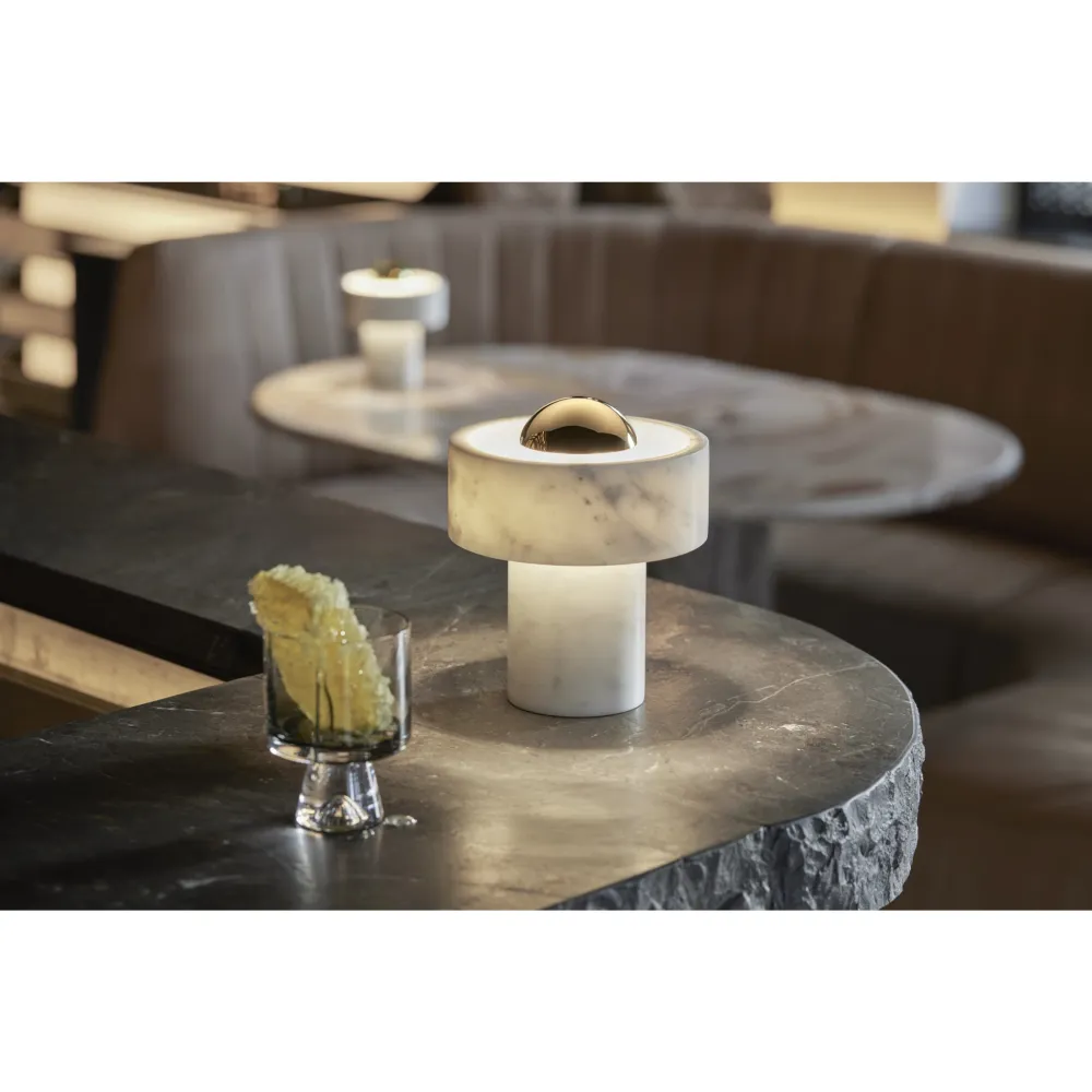 STONE MOBILE MARMOR/GULD LED Compatible Philips Hue