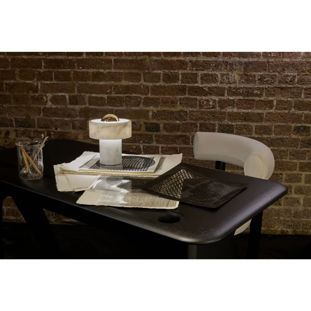 STONE MOBILE MARMOR/GULD LED Compatible Philips Hue
