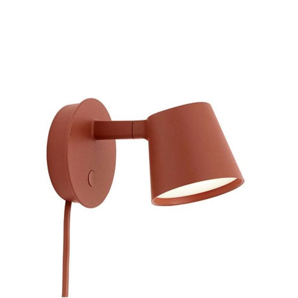 Tip væglampe burnt orange brun Væglampe
