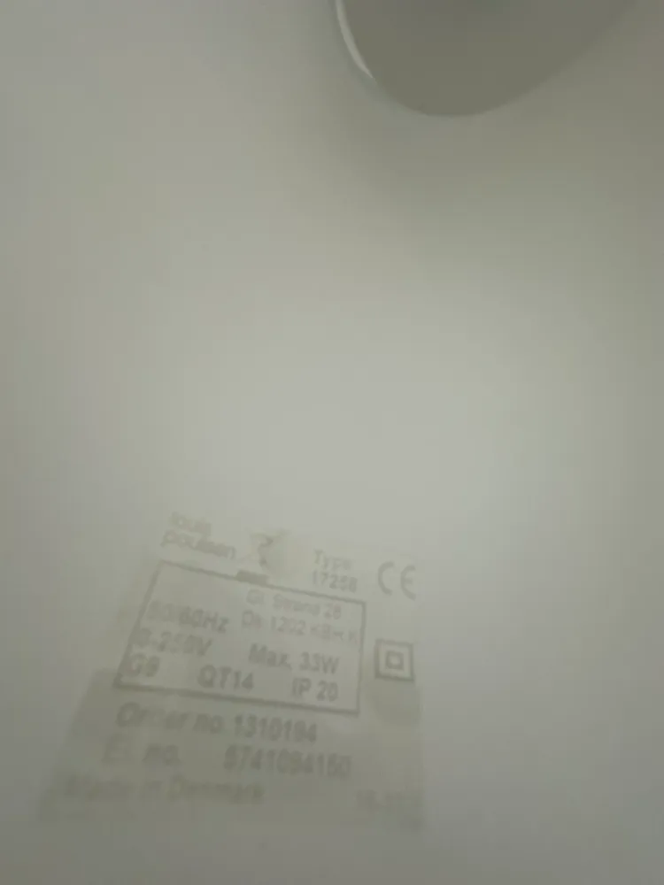 Toldbod Glas Pendel - Louis Poulsen Ø15,5