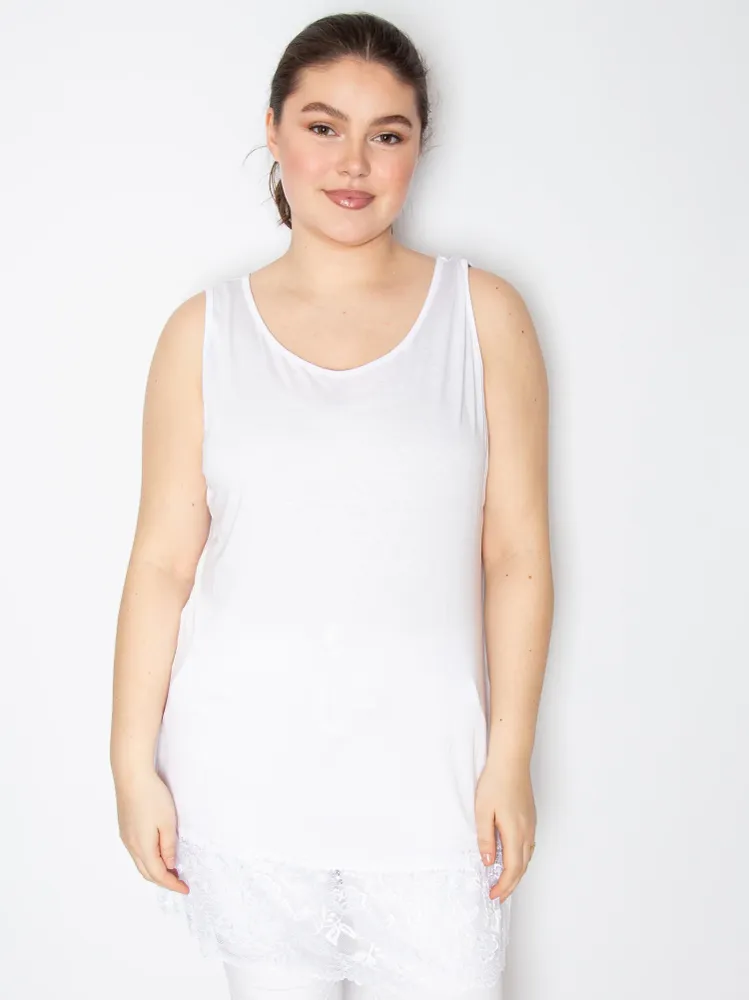 Top med blonde forneden - ITFEB25 Rosa