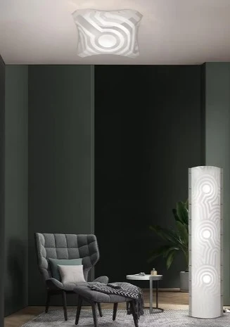 Venti væg/-loftlampe fra Slamp Warm White 2700K Small