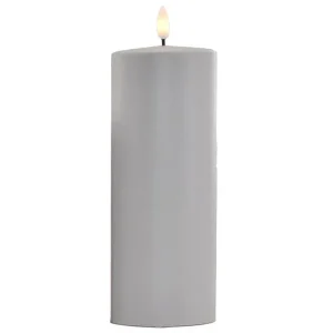 La Vida Outdoor LED bloklys - 20x7,5 - lysegrå