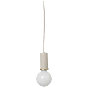 Socket Pendant Low - Airy Grey