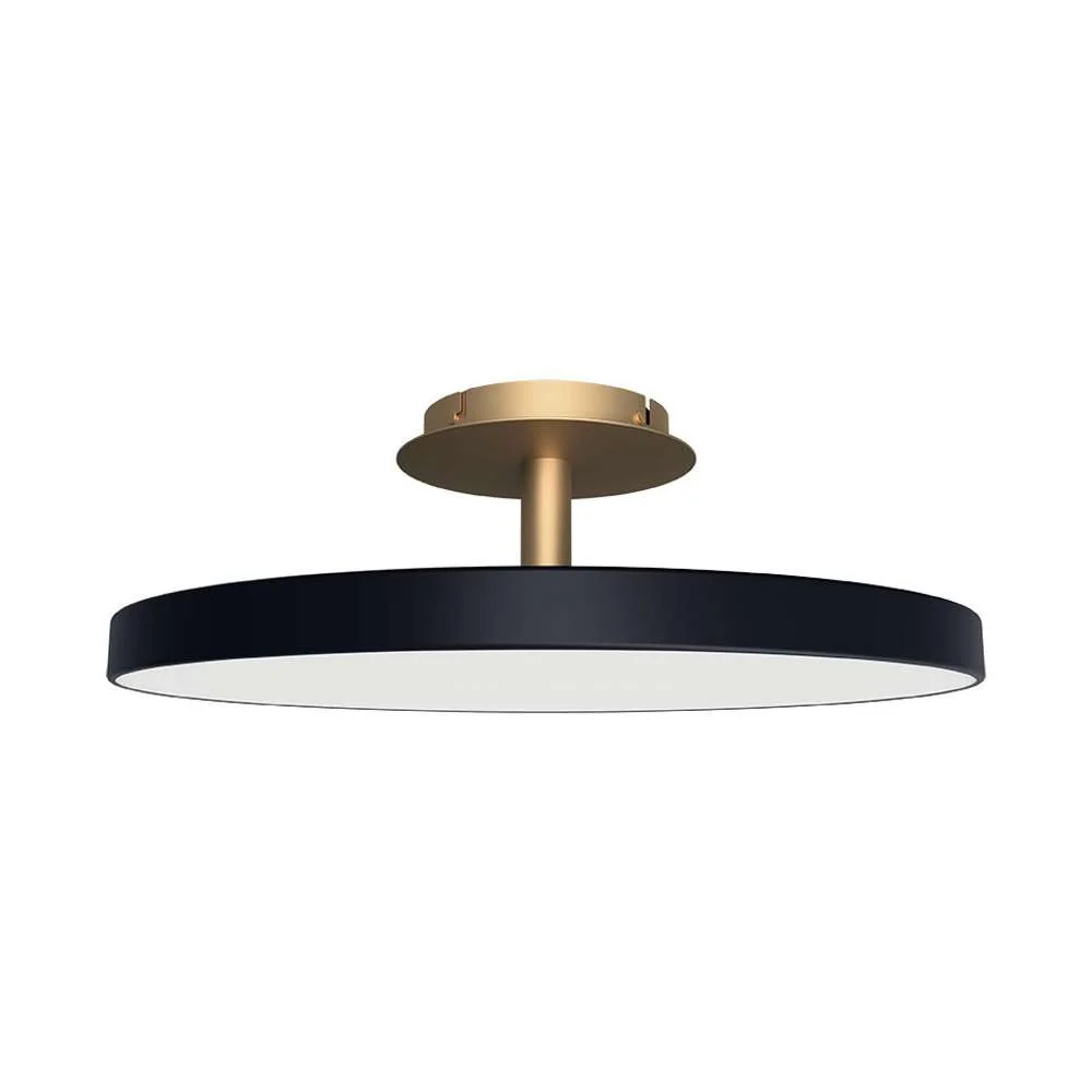Asteria Up Generous anthracite Ø 60 x 21 cm Loftlampe