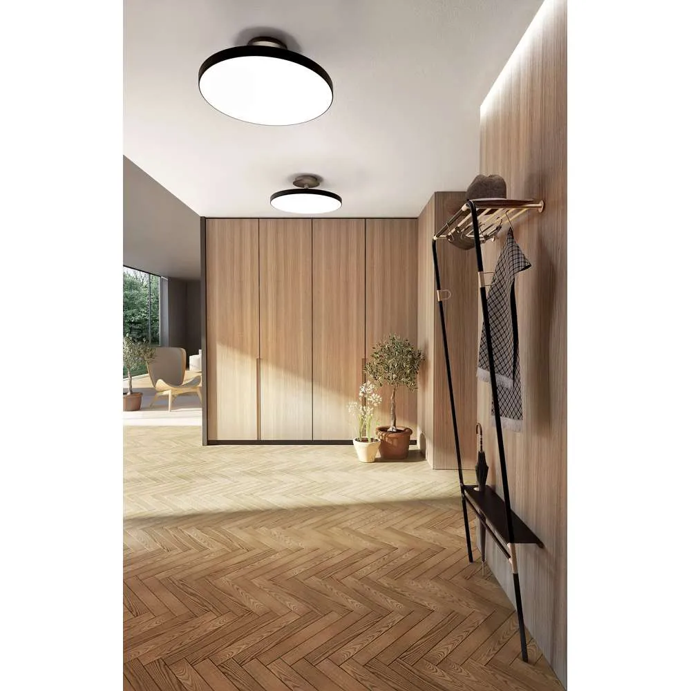 Asteria Up Generous anthracite Ø 60 x 21 cm Loftlampe