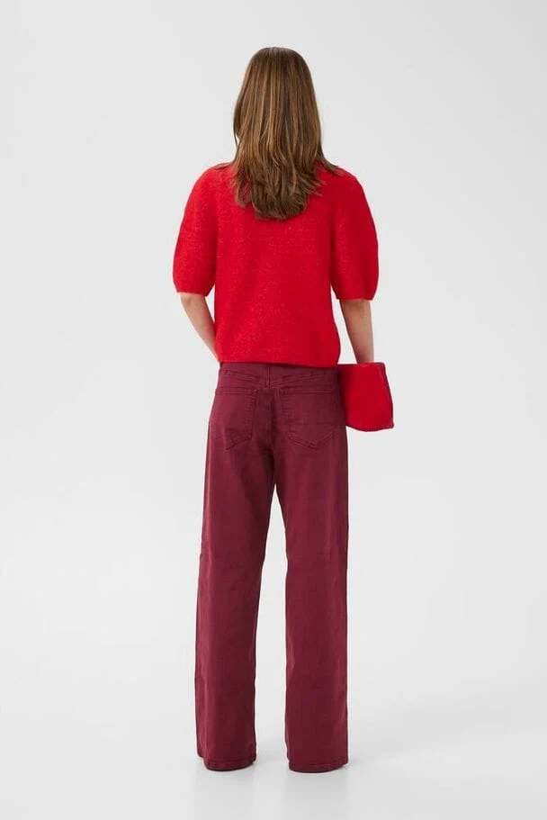 Gestuz - Gzalpha Ss Polo Pullover 10910852 - 109238 - Postbox Mélange Xs