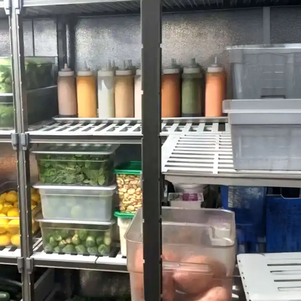 CAMBRO | Camshelving® - Basics Plus - Tilføjelsesreol - 1480 mm - med 5 hylder med slidser