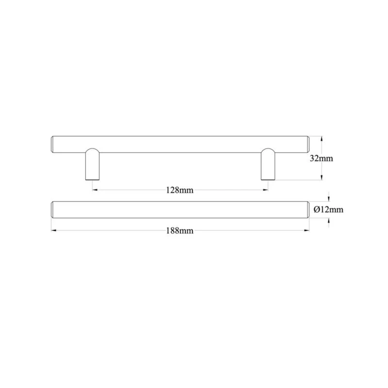 GoodHome Annatto møbelgreb 188 mm i durable alloy