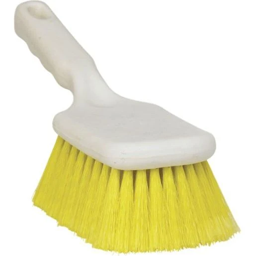 Håndbørste, Vikan, 26x9x11cm, ivory, PP/polyester, bløde børstehår, 78% genanvendt plast
