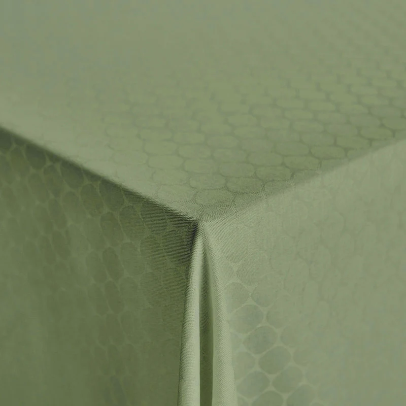Nordisk Tekstil damask dug Honey 140x320 cm grøn
