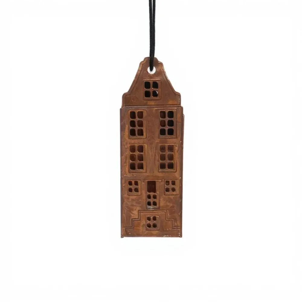 Ornament til ophæng Byhus - 11 x 15 cm