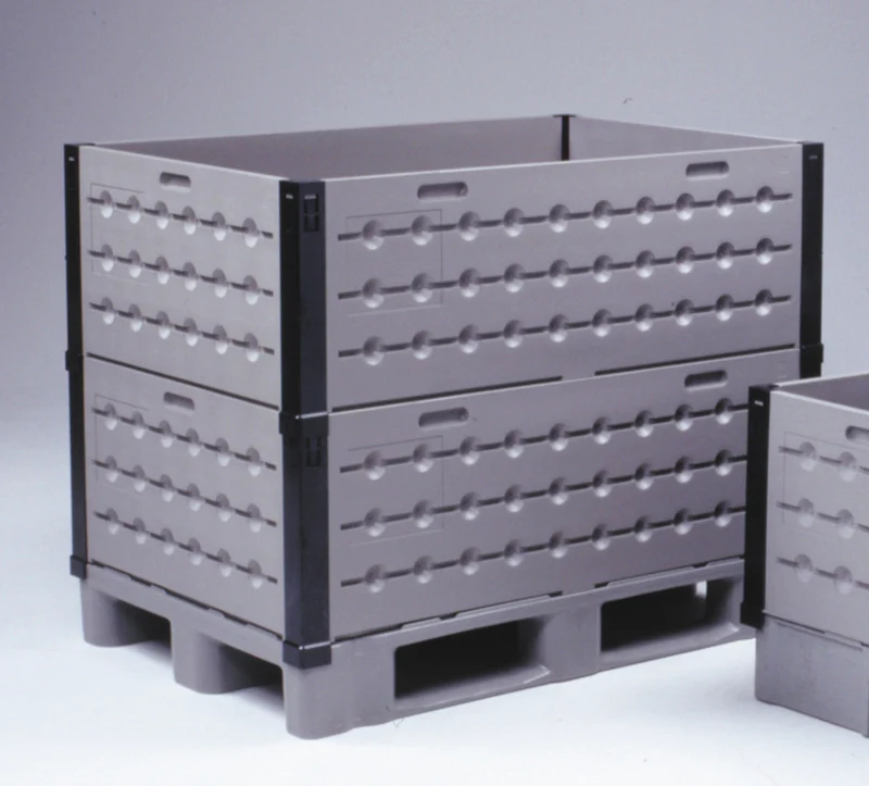 Plast palleramme 1200 x 800 x 400H mm