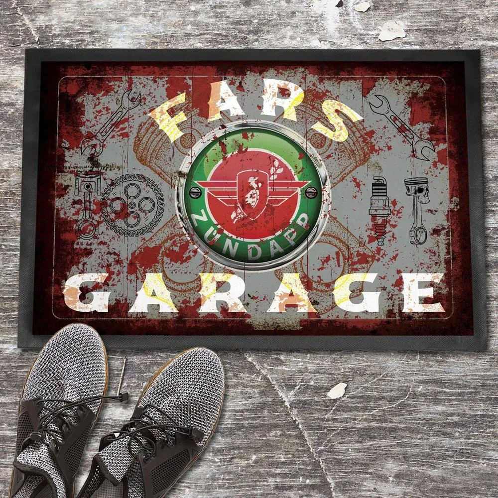 Certified Calibrated Zundapp Fars Garage Old-school Dørmåtte