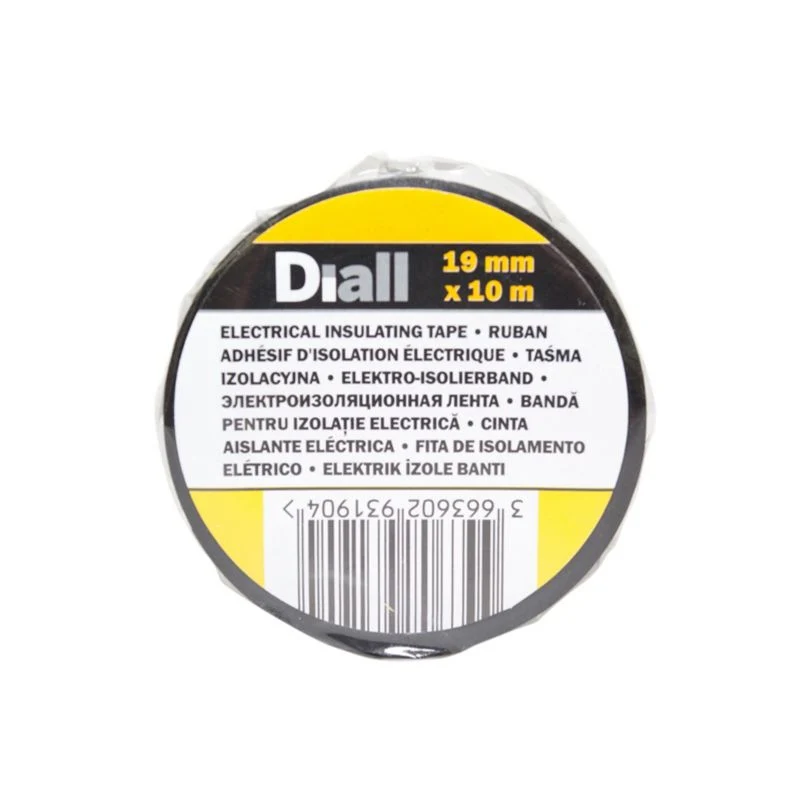 Diall PVC-isolationstape 19 mm x 10 m charcoal
