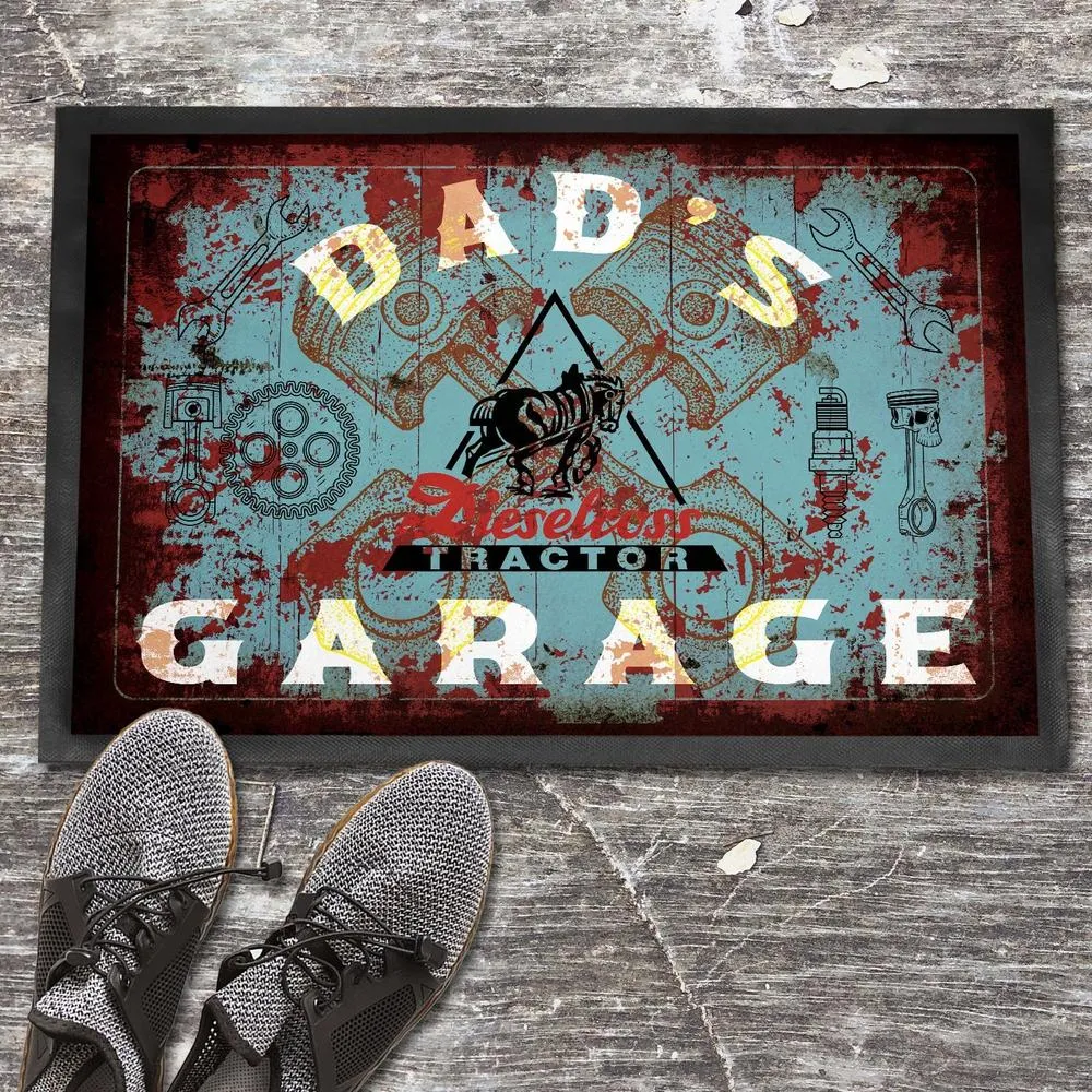 Dieselross Dads Garage Classic Dørmåtte