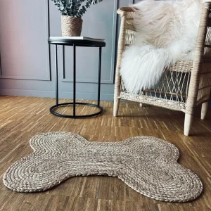 Dørmåtte i jute - Kødben 50x70cm