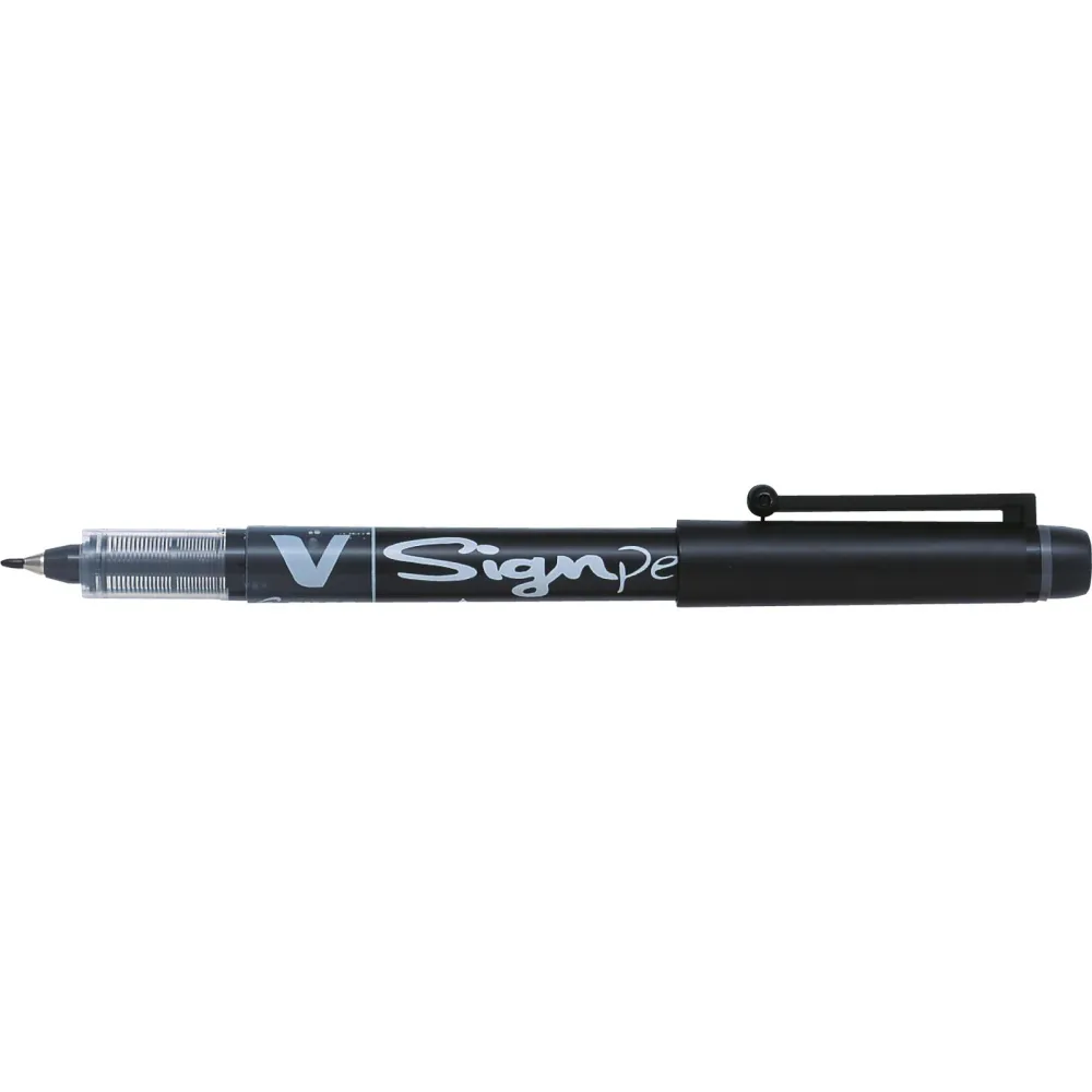 Fineliner Pilot V sign ebony Sp 2,0 / Sb 0,6 mm