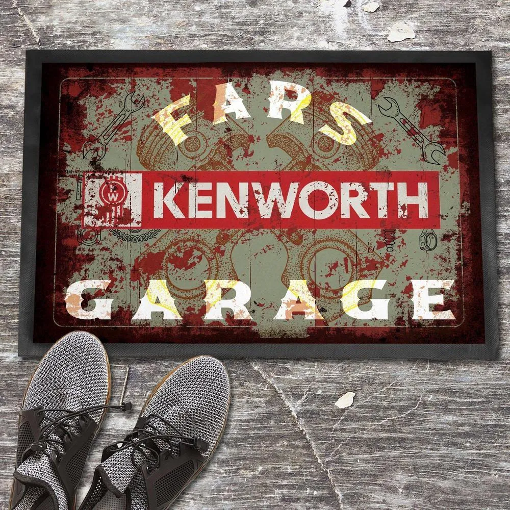 Kenworth Fars Garage Antique Dørmåtte Compatible Tripod
