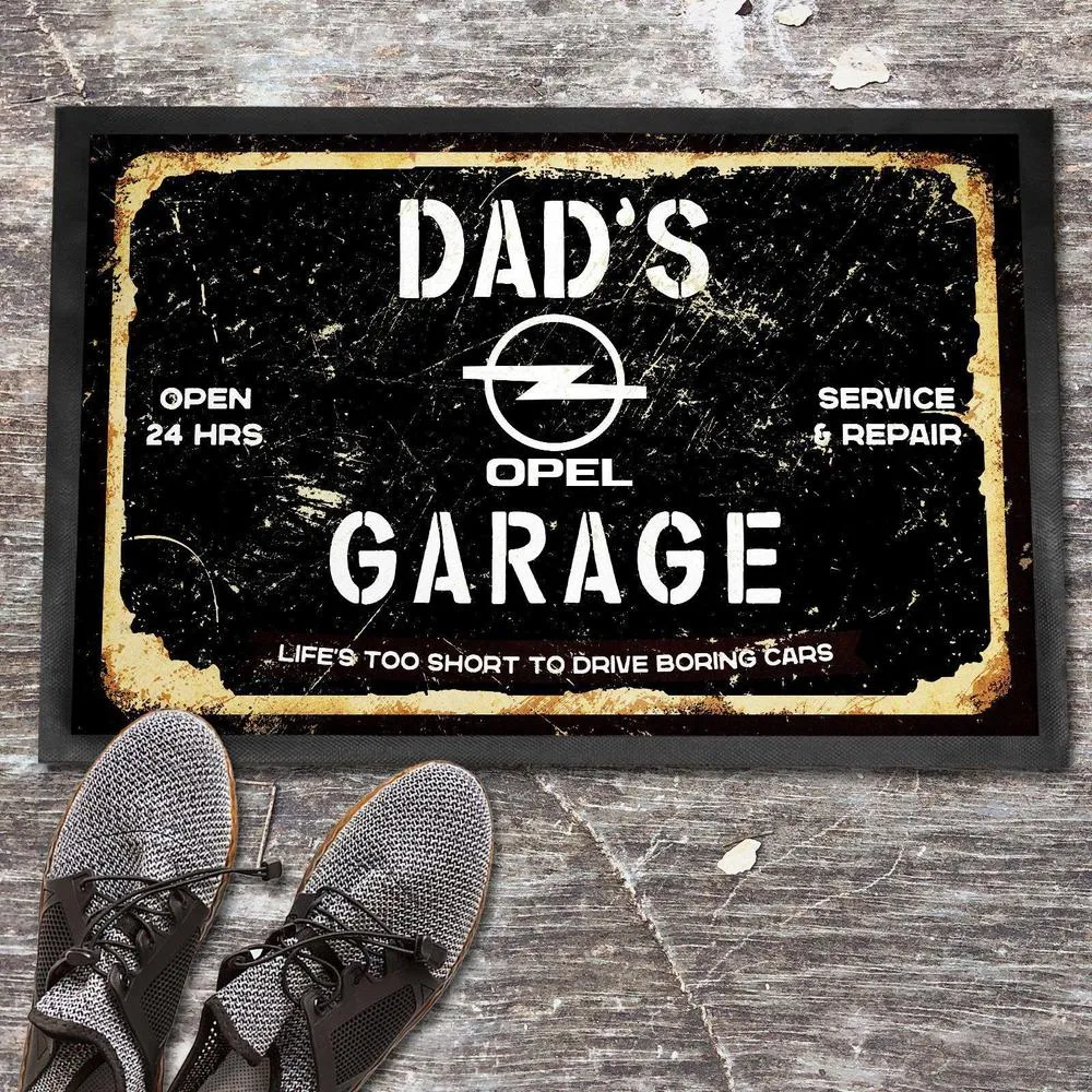 Opel Dads Garage Dørmåtte | Shockproof |