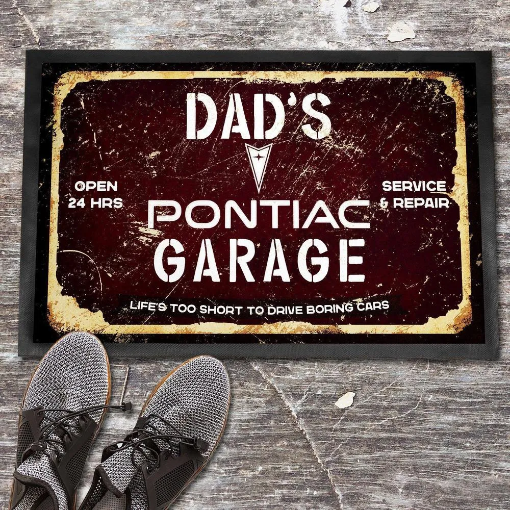 Pontiac Dads Garage Dørmåtte - 25 Foot Tape