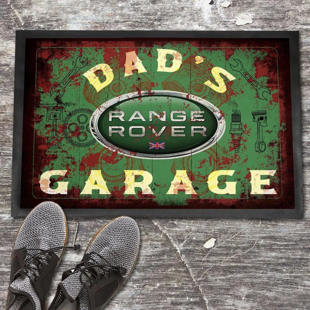 Precision Range Rover Dads Garage Antique Dørmåtte