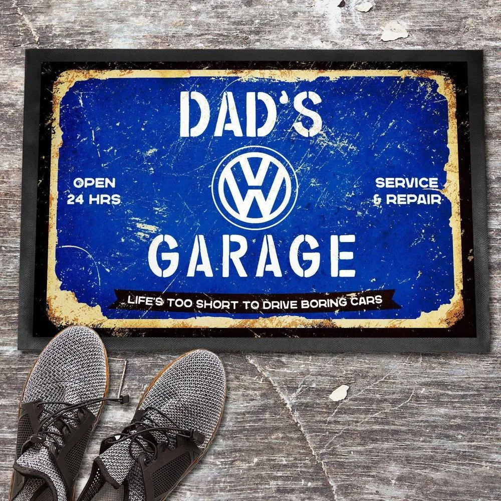 Volkswagen VW Dads Garage Dørmåtte from Switzerland