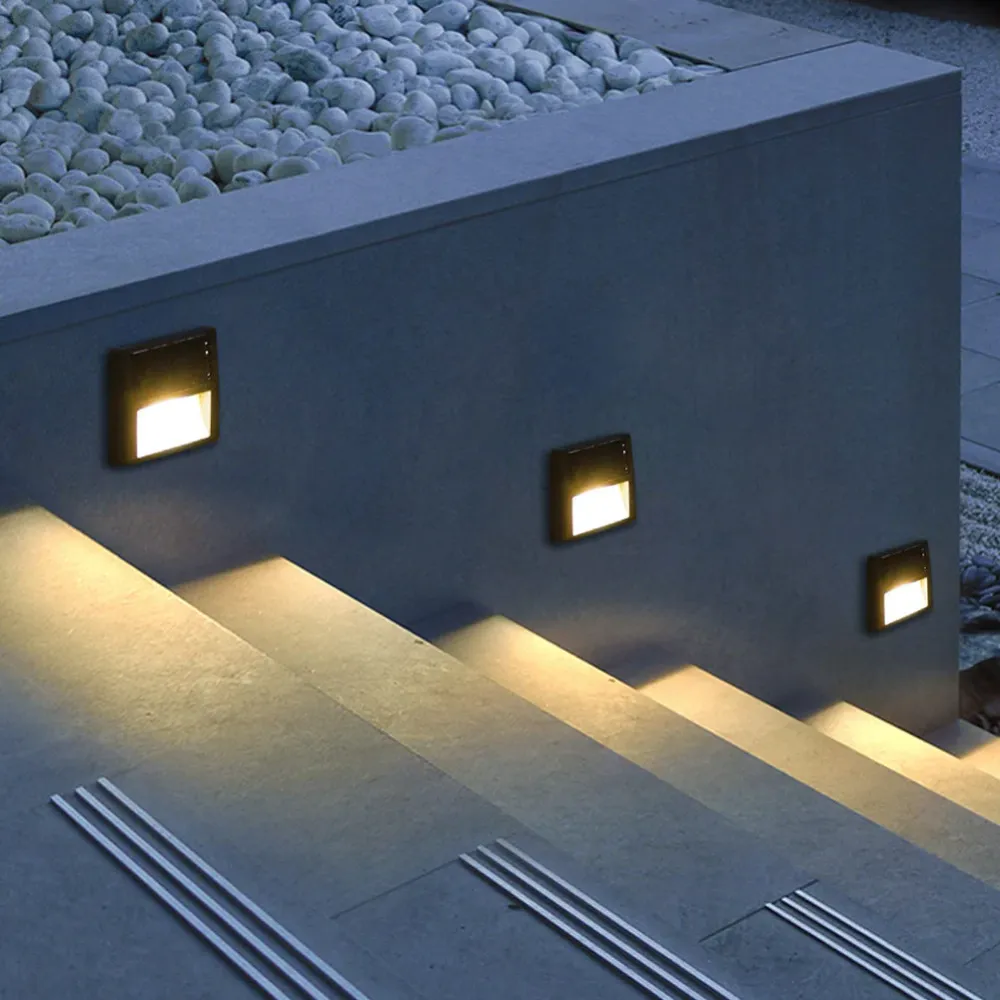 Solar Step Lights | Waterproof LED Outdoor Path Lighting A