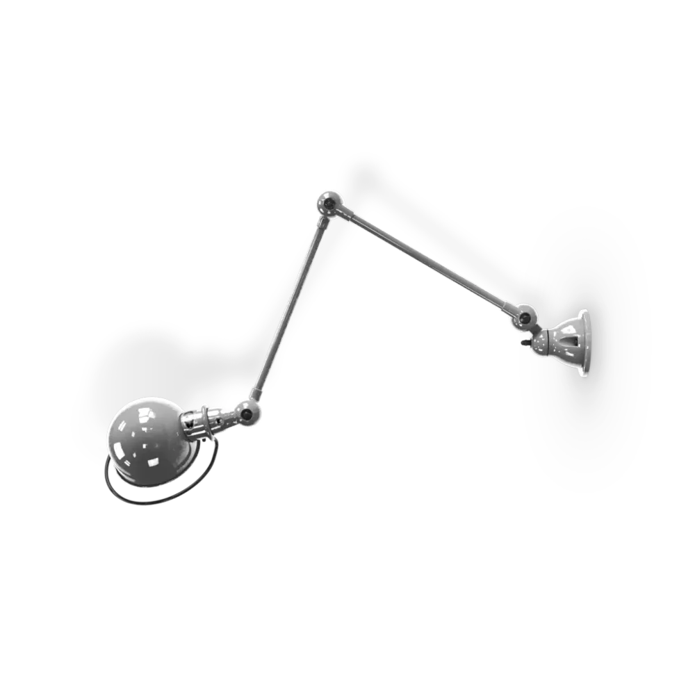Loft D4401 væglampe m/afbryder (børstet alloy fra Jieldé (Outlet)