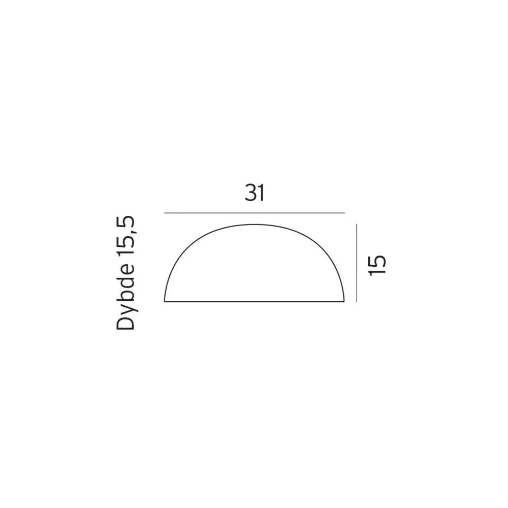Norlys Halden aluminium, LED IP65 8.5W - Udendørslampe
