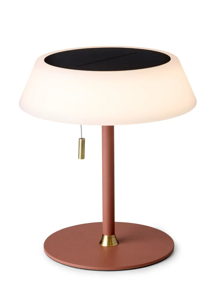 Solar Mobile Table Lamp Terracotta