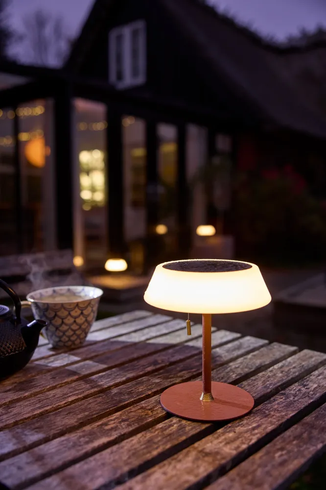 Solar Mobile Table Lamp Terracotta