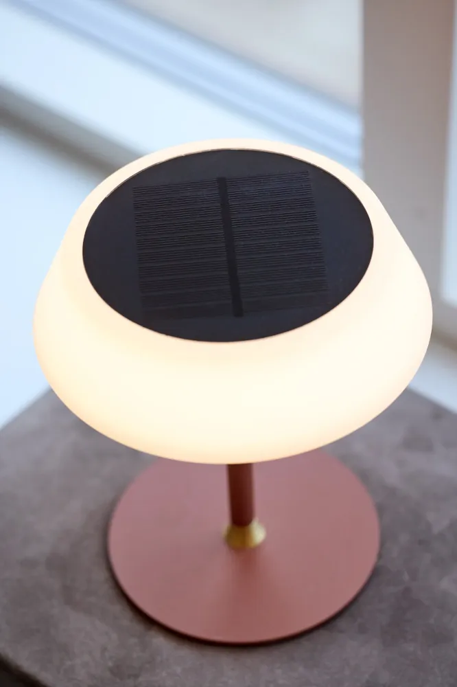 Solar Mobile Table Lamp Terracotta