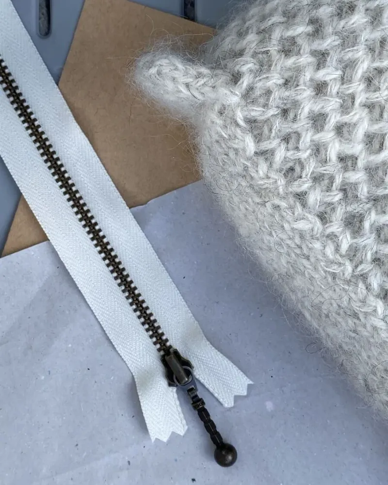 Lynlås til Honey Clutch (17 cm) - Perlemor