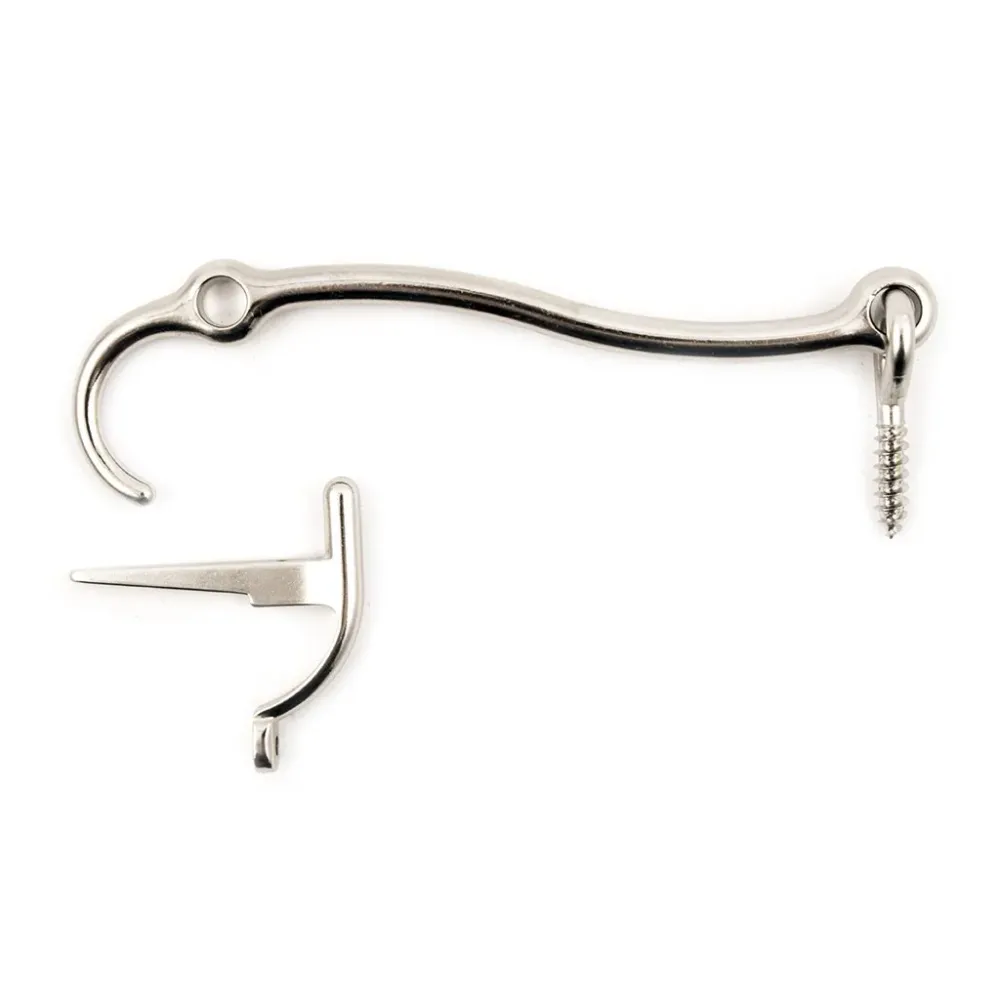 Stormhaspe med halekrog Zinc Plated Finish