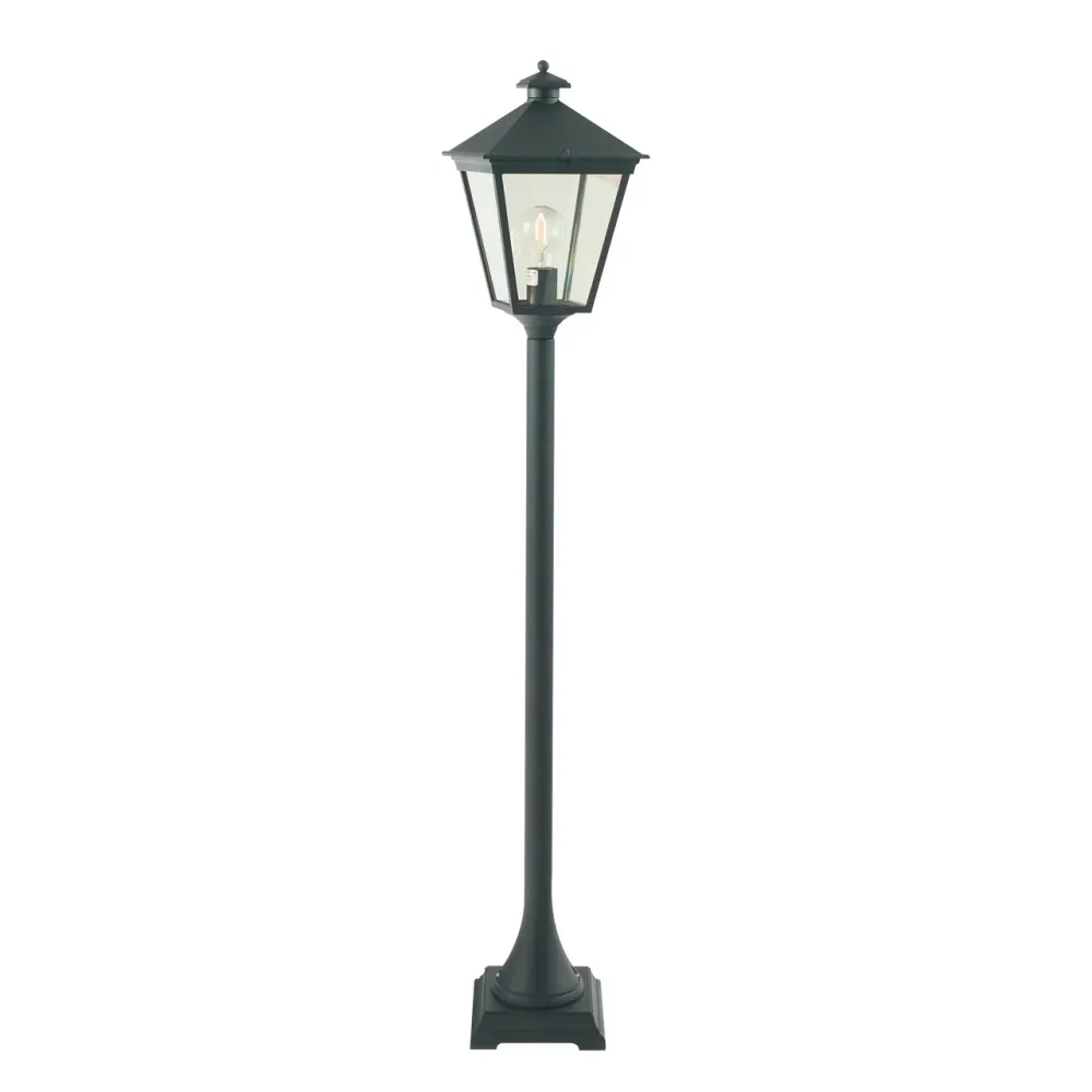 Norlys London Stolpe Onyx, E27 IP54 77w - Udendørslampe