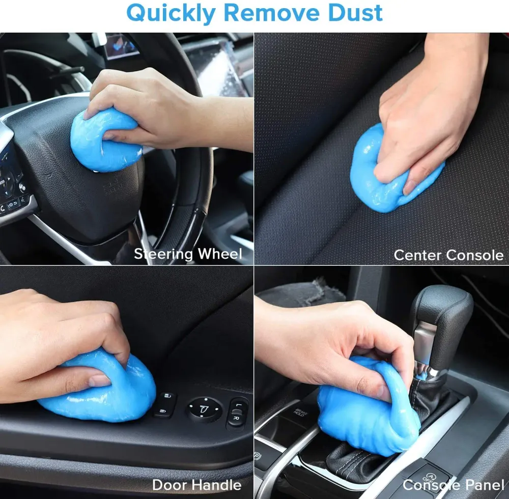 Car Interior Cleaning Gel | Multi-Surface Dust Removal Compound