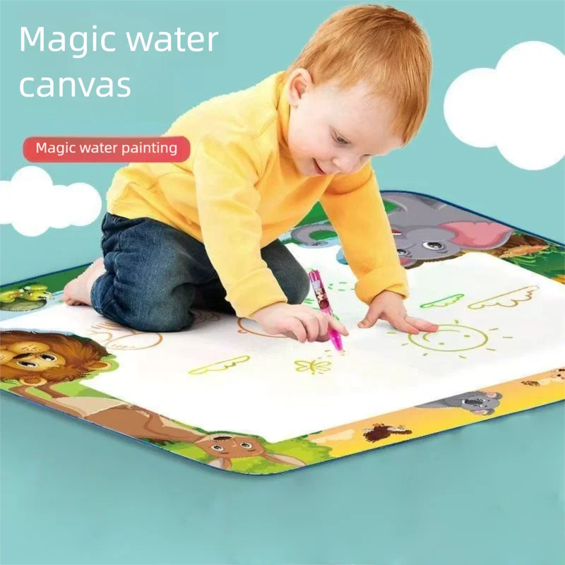 Educational Water Drawing Mat | Large Format Creative Play Surface 50x40cm